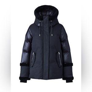 Mackage Cyrah Arctic Twill & Shearling Jacket
